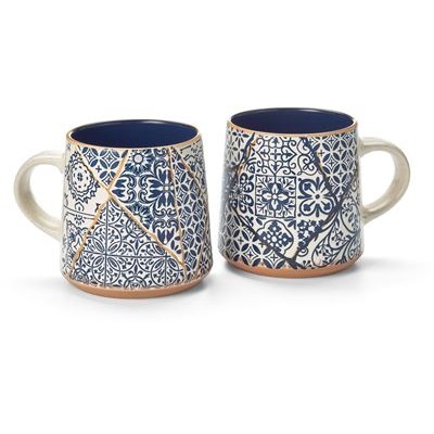 Mug en céramique avec relief, blanc, 0.32L - accessoires pour thé et café Mug en céramique avec relief, blanc, 0.32L - accessoires pour thé et café