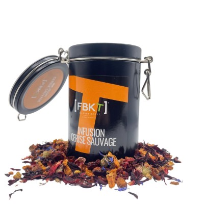 Infusion Cerise sauvage, infusion fruitée en vrac - FBKT Infusion Cerise sauvage, infusion fruitée en vrac - FBKT