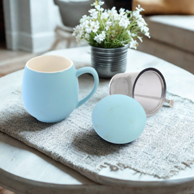 Tasse infusion 0.35 litre - Pastel Bleu ciel MAT
