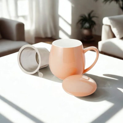 Tasse infusion 0.35 litre unicolor - Abricot