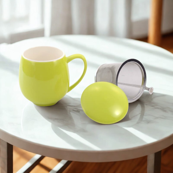 Tasse infusion 0.35 litre unicolor - Vert pomme