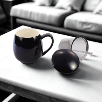 Tasse infusion 0.35 litre unicolor - Noire