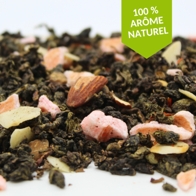 Thé Oolong aux pralines roses