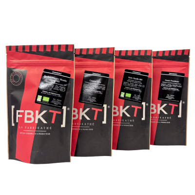 Coffret Rooibos Parfumés – 4 recettes artisanales FBKT Coffret Rooibos Parfumés – 4 recettes artisanales FBKT