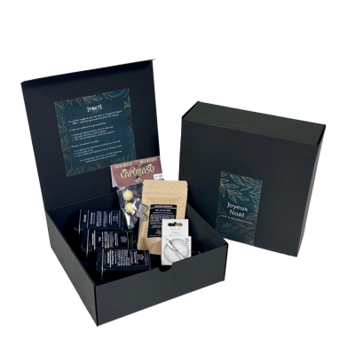Coffret Joyeux Noël FBKT – 3 thés + gourmandises & accessoires