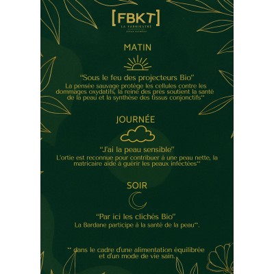 Coffret Rituel beauté de la peau - Infusions FBKT