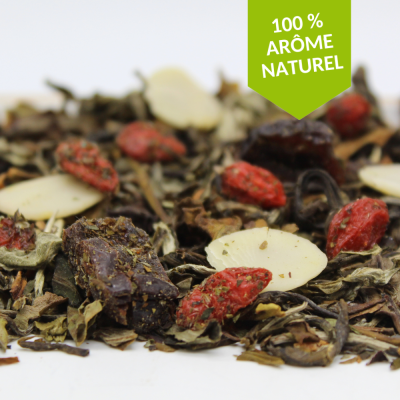 Thé blanc Poire Mirabelle