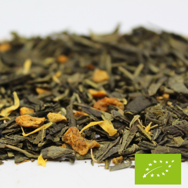 Thé vert Pêche BIO*