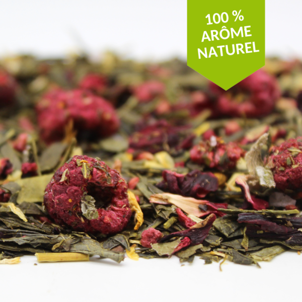 Thé vert Bonbon Framboise façon Cuberdon