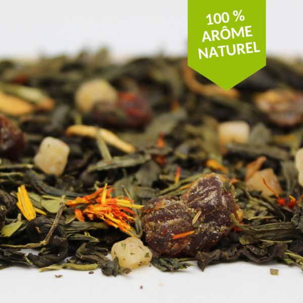 Thé vert Abricot Goyave Fruit de la Passion