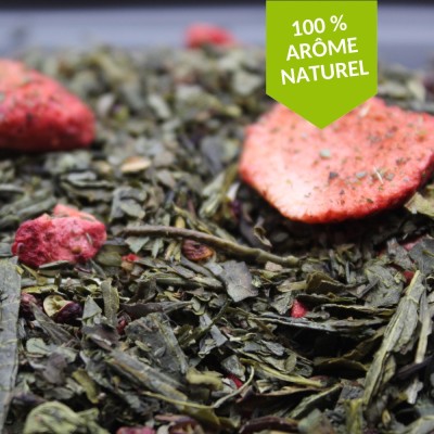 Thé vert Fraise Basilic Sichuan Thé vert Fraise Basilic Sichuan