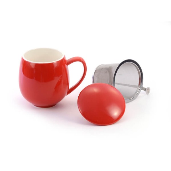 Tasse infusion 0.35 litre unicolor - Rouge