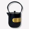 Théière en fonte 1.1L - noir et or